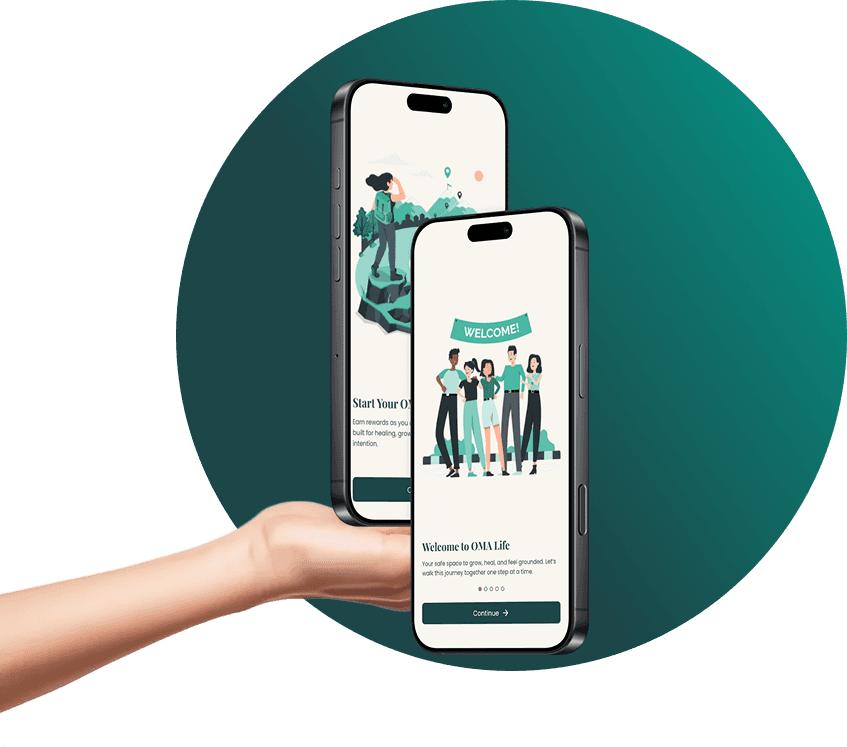 OMALIFE phones and hand